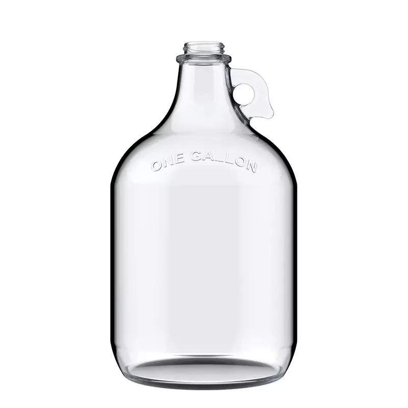 1L Vitrum Jug cum manubrio et stupra Cap
