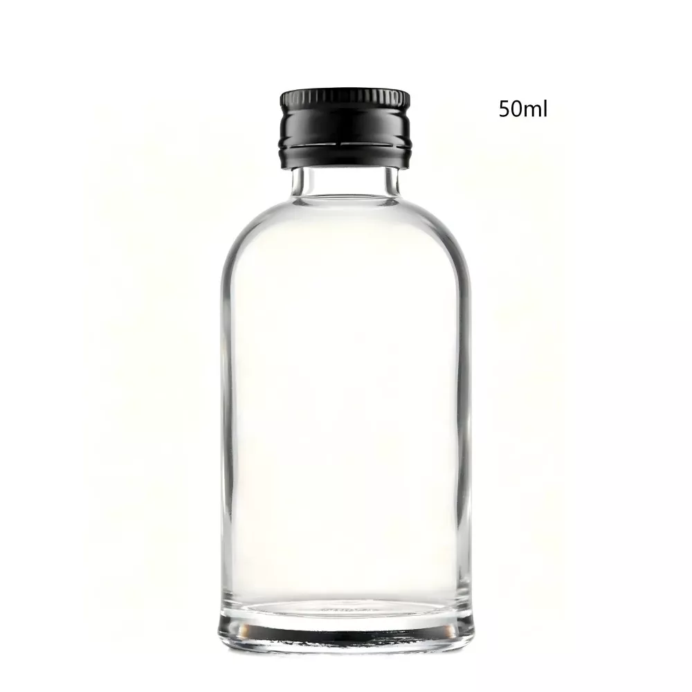 50ml Vitrum Round Hibernicum Cupam Utrem cum stupra Cap